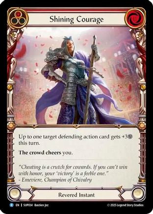 Shining Courage (SUP034) - Super Slam Rainbow Foil