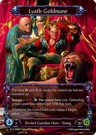 Lyath Goldmane (Marvel) (SUP072) - Super Slam Cold Foil