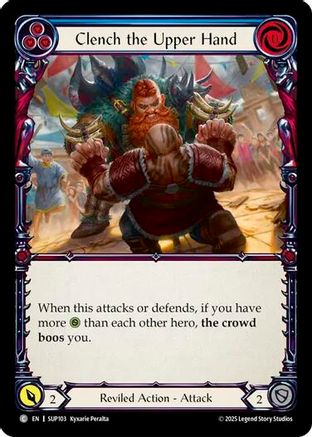 Clench the Upper Hand (Blue) (SUP103) - Super Slam
