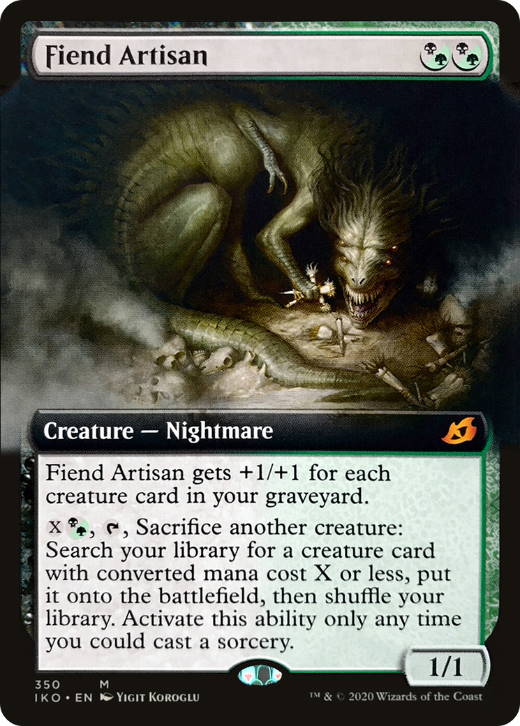 Fiend Artisan (Extended Art) (IKO-350) [Ikoria: Lair of Behemoths]