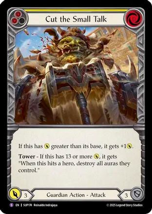 Cut the Small Talk (SUP174) - Super Slam Rainbow Foil