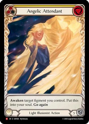 Angelic Attendant (Extended Art) (SUP265) - Super Slam Cold Foil
