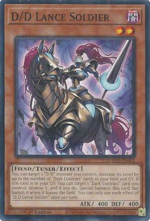 D/D Lance Soldier (Common) (DOOD-EN001) - Doom of Dimensions 1st Edition