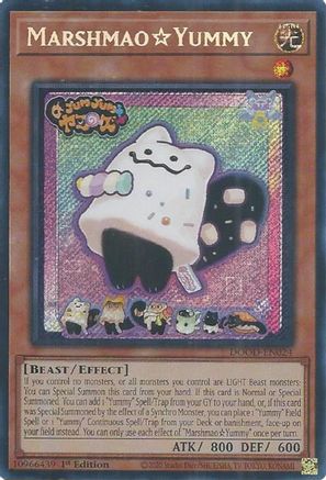 MarshmaoYummy (Secret Rare) (DOOD-EN024) - Doom of Dimensions 1st Edition