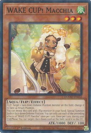 WAKE CUP! Macchia (Common) (DOOD-EN032) - Doom of Dimensions 1st Edition