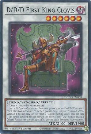 D/D/D First King Clovis (Common) (DOOD-EN038) - Doom of Dimensions 1st Edition