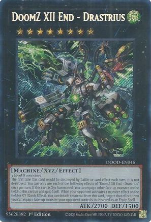 DoomZ XII End - Drastrius (Secret Rare) (DOOD-EN045) - Doom of Dimensions 1st Edition