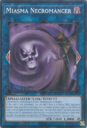 Miasma Necromancer (Common) (DOOD-EN052) - Doom of Dimensions 1st Edition