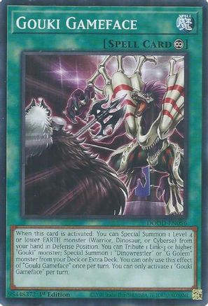 Gouki Gameface (Common) (DOOD-EN056) - Doom of Dimensions 1st Edition