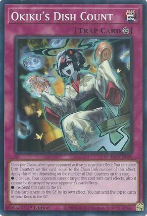 Okiku's Dish Count (Common) (DOOD-EN080) - Doom of Dimensions 1st Edition