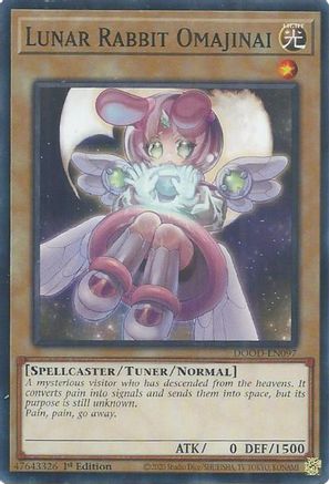 Lunar Rabbit Omajinai (Common) (DOOD-EN097) - Doom of Dimensions 1st Edition