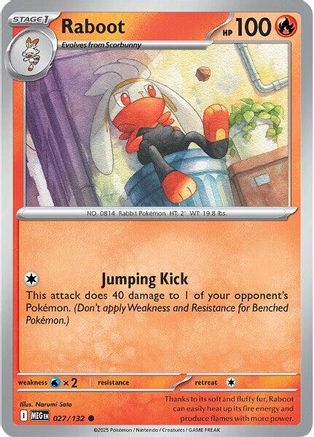 Raboot (027/132) [ME01 Mega Evolution] - Common