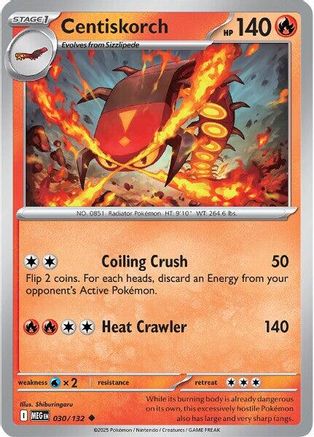 Centiskorch (030/132) [ME01 Mega Evolution] - Uncommon