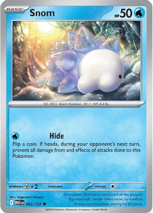 Snom (042/132) [ME01 Mega Evolution] - Common