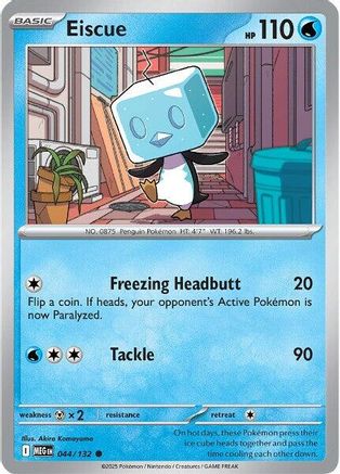 Eiscue (044/132) [ME01 Mega Evolution] Reverse Holofoil - Common