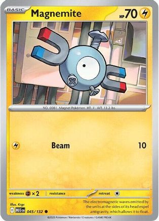 Magnemite (045/132) [ME01 Mega Evolution] Reverse Holofoil - Common