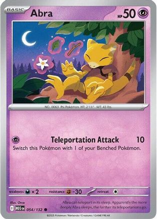 Abra (054/132) [ME01 Mega Evolution] - Common