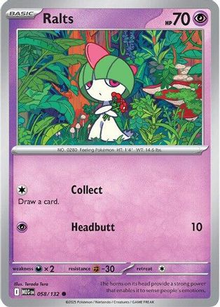 Ralts (058/132) [ME01 Mega Evolution] - Common