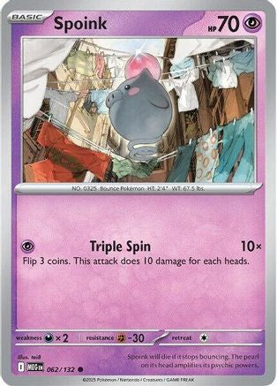 Spoink (062/132) [ME01 Mega Evolution] - Common