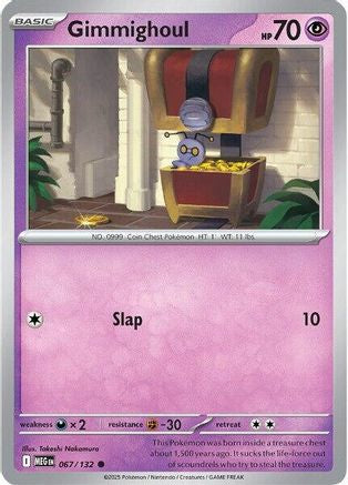 Gimmighoul (067/132) [ME01 Mega Evolution] Reverse Holofoil - Common