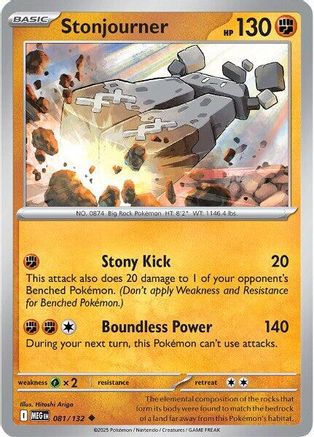 Stonjourner (081/132) [ME01 Mega Evolution] - Uncommon