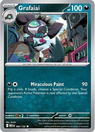 Grafaiai (092/132) [ME01 Mega Evolution] - Common