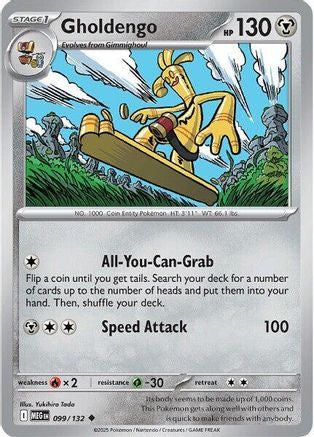 Gholdengo (099/132) [ME01 Mega Evolution] Reverse Holofoil - Uncommon