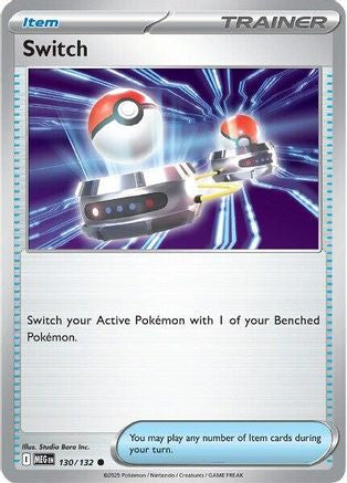 Switch (130/132) [ME01 Mega Evolution] Reverse Holofoil - Common