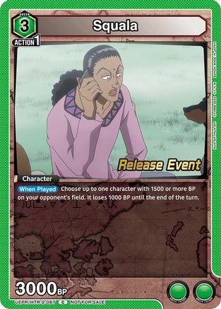Squala (UEPR/HTR-2-067) - UEX04BT HUNTER X HUNTER Vol2 Release Event Cards