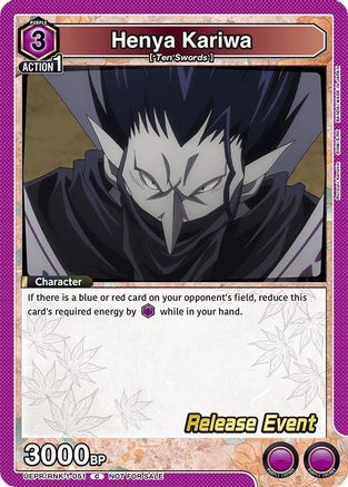 Henya Kariwa (UEPR/RNK-1-051) - UE11BT Rurouni Kenshin Release Event Cards