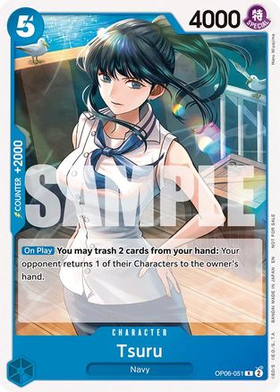Tsuru (Tournament Pack 2025 Vol. 4) (OP06-051) - One Piece Promotion Cards