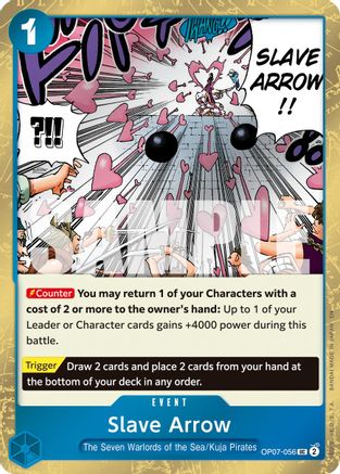 Slave Arrow (Pirate Foil) (OP07-056) - Premium Booster -The Best- Vol. 2 Foil