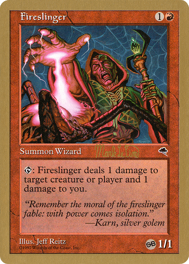 Fireslinger - 1999 Mark Le Pine (TMP) (SB) [World Championship Decks 1999]