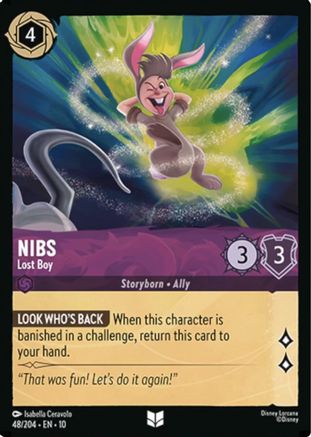 Nibs - Lost Boy (48/204) - Whispers in the Well Cold Foil