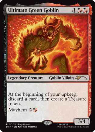 Ultimate Green Goblin (PLAY-005) [Play Promos] Foil