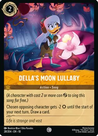 Della's Moon Lullaby (28/204) - Whispers in the Well Cold Foil