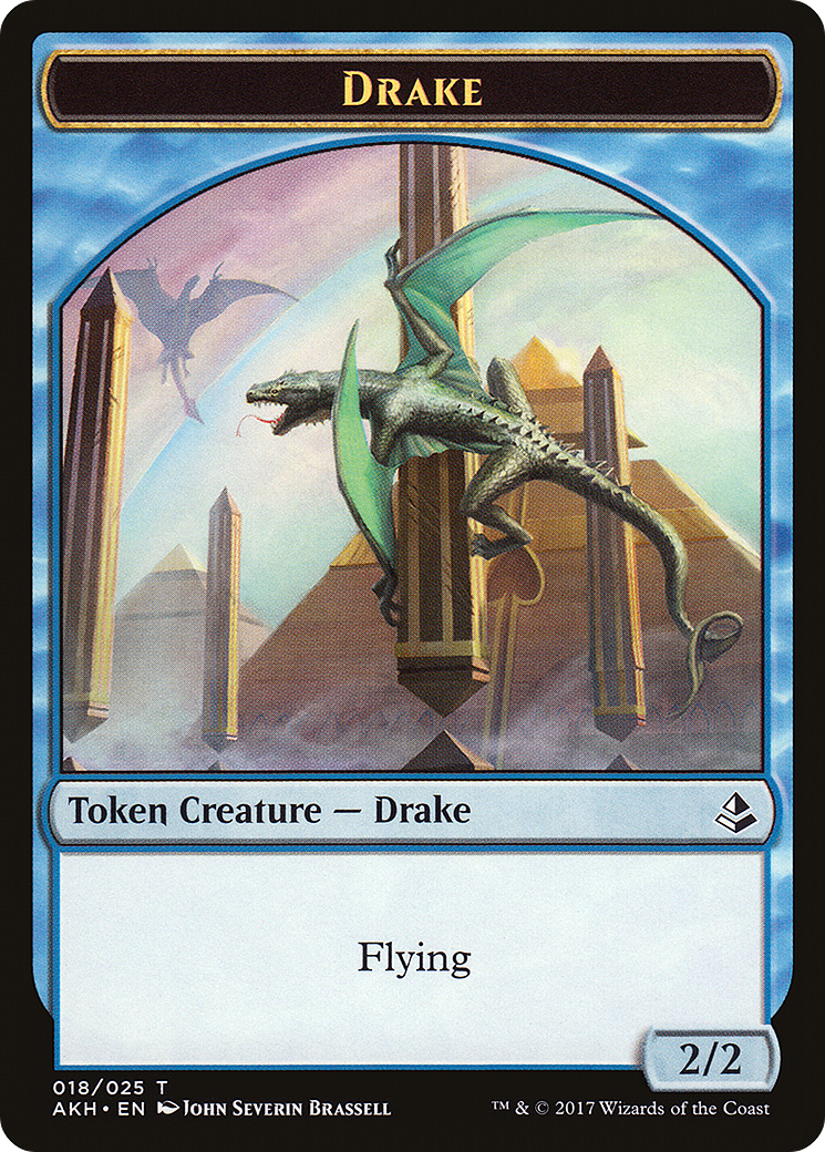 Drake Token (AKH-018) [Amonkhet Tokens] Foil