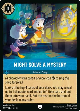 Might Solve a Mystery (163/204) - Whispers in the Well Cold Foil