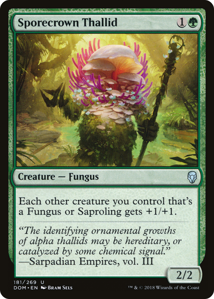 Sporecrown Thallid (DOM-181) [Dominaria] Foil