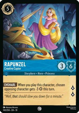 Rapunzel - Creative Captor (143/204) - Whispers in the Well Cold Foil