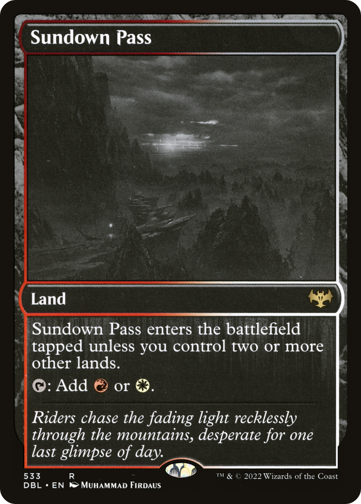 Sundown Pass (DBL-533) [Innistrad: Double Feature]