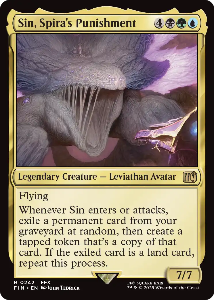 Sin, Spira's Punishment (FIN-242) [FINAL FANTASY] Foil