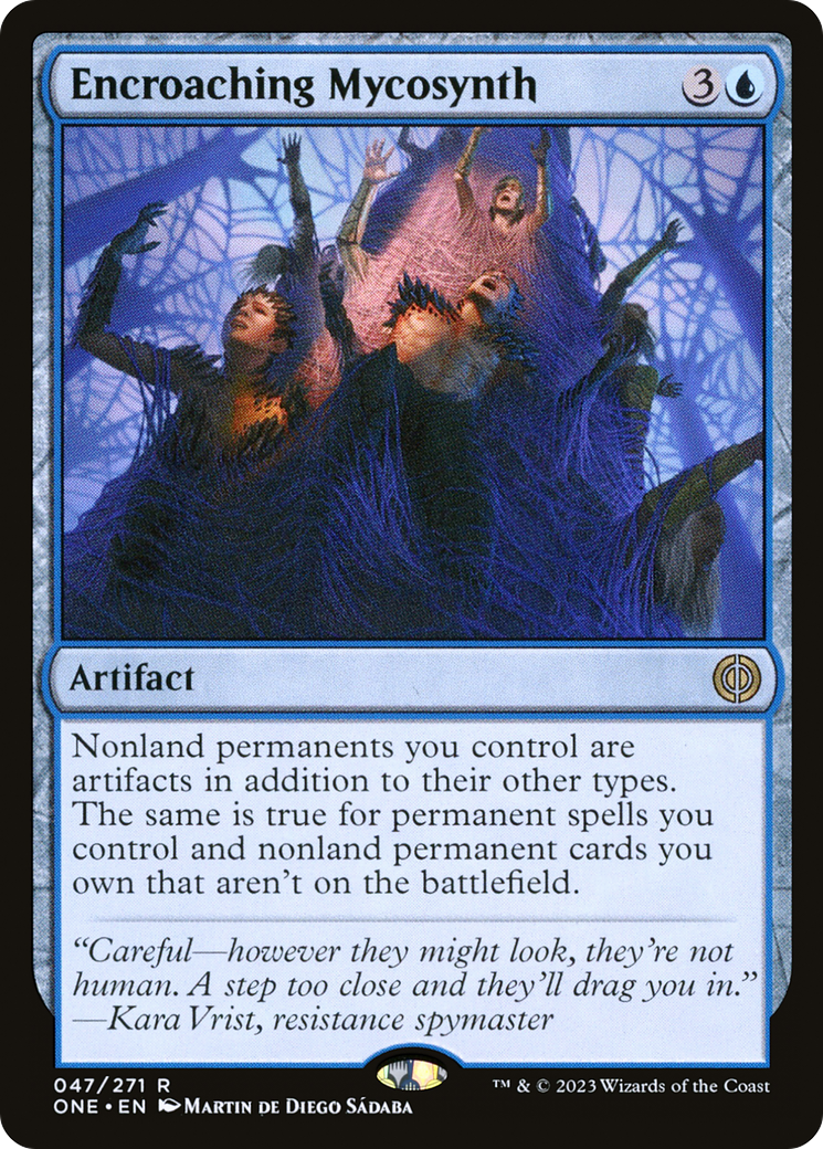 Encroaching Mycosynth (ONE-047) [Phyrexia: All Will Be One] Foil