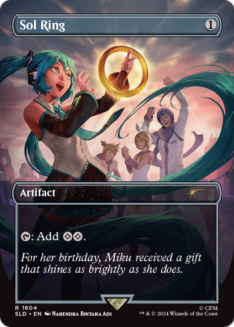 Sol Ring (SLD-1604) (Borderless) [Secret Lair Drop]