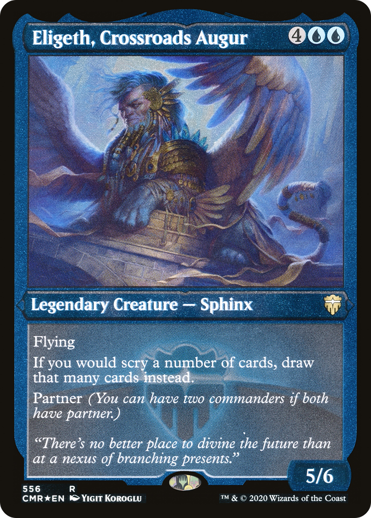 Eligeth, Crossroads Augur (Foil Etched) (CMR-556) [Commander Legends] Foil