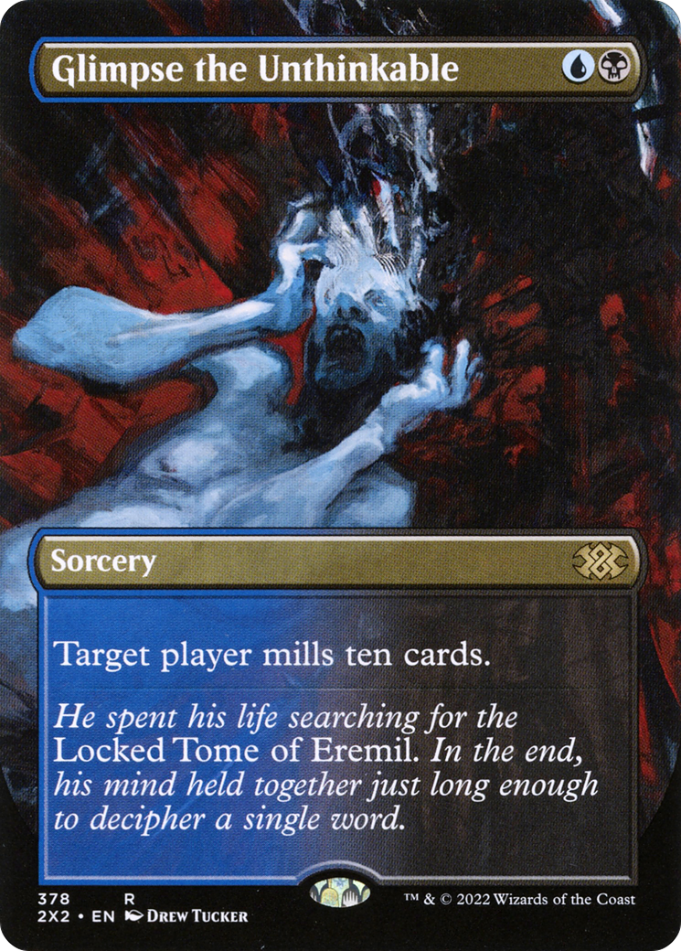 Glimpse the Unthinkable (Borderless) (2X2-378) [Double Masters 2022] Foil