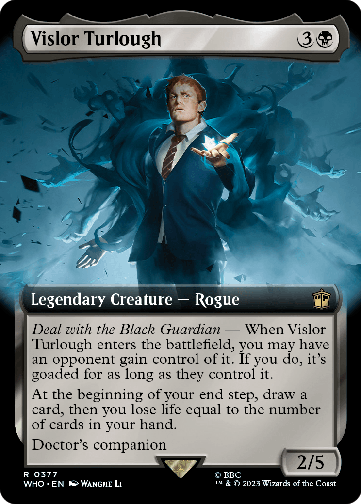 Vislor Turlough (Extended Art) (WHO-377) [Doctor Who] Foil