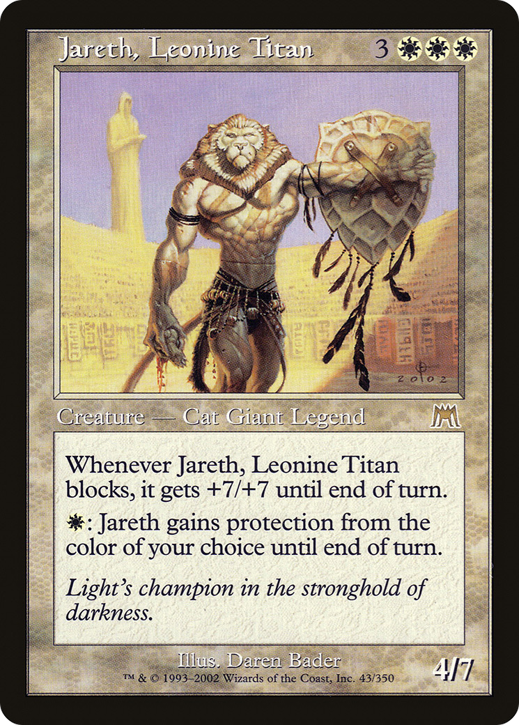 Jareth, Leonine Titan (ONS-043) [Onslaught] Foil