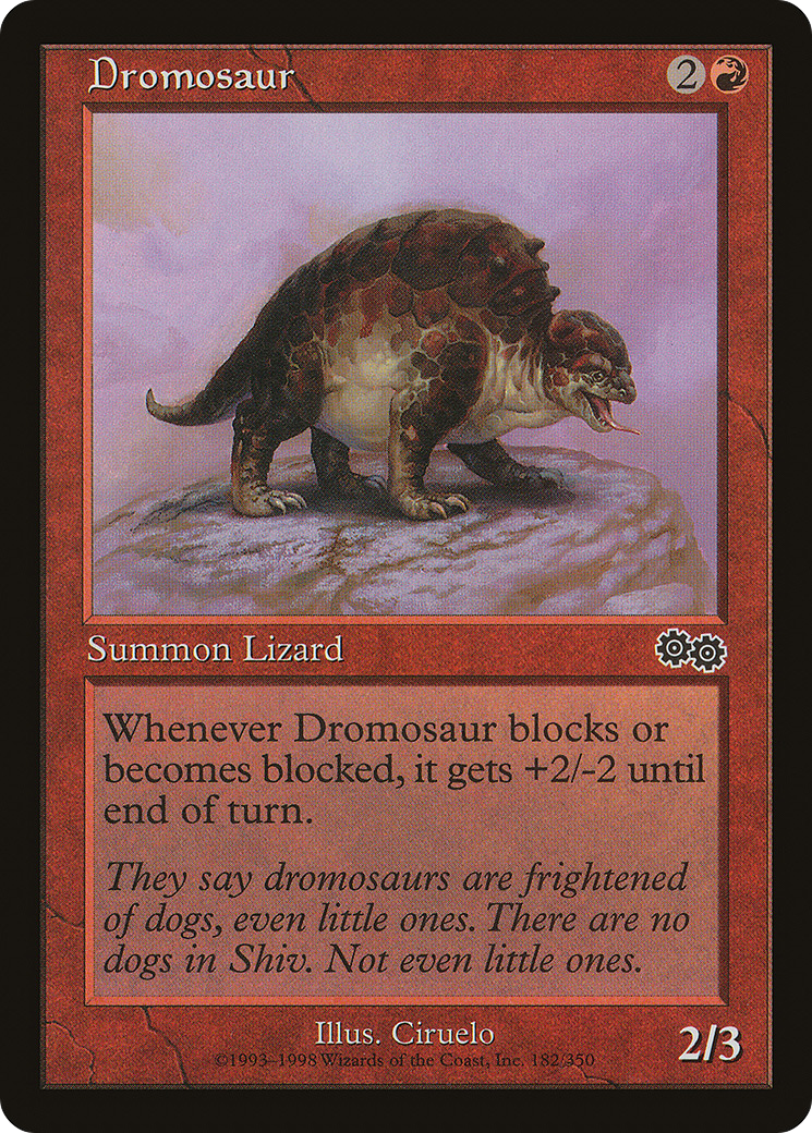 Dromosaur (USG-182) [Urza's Saga]