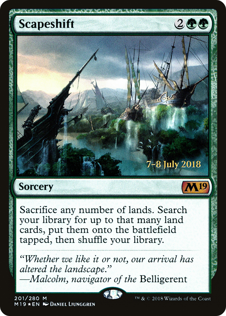 Scapeshift (PRE-201) [Core Set 2019 Promos] Foil
